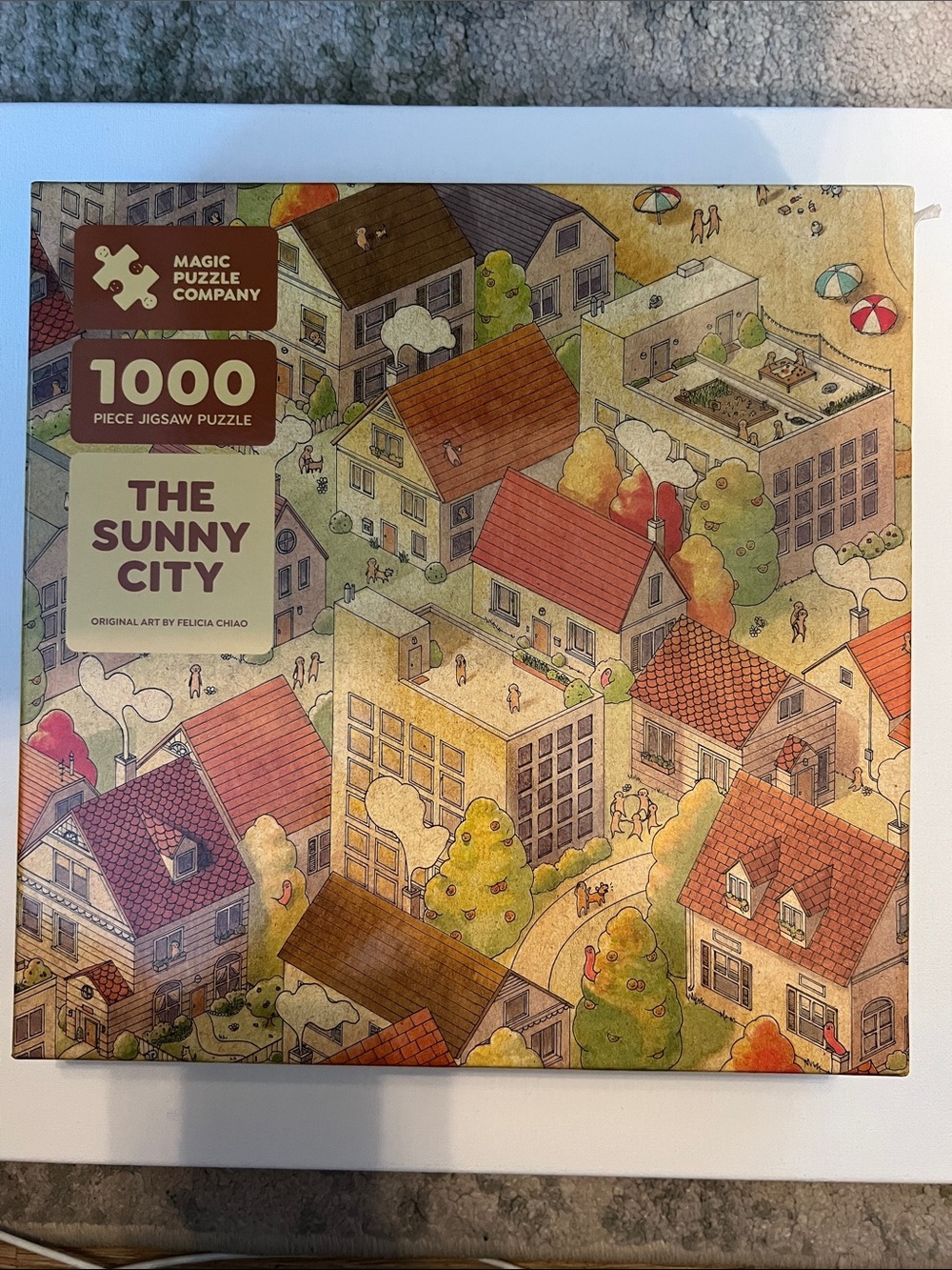 The Sunny City 1000-Piece Jigsaw Puzzle - Multicolor Scene